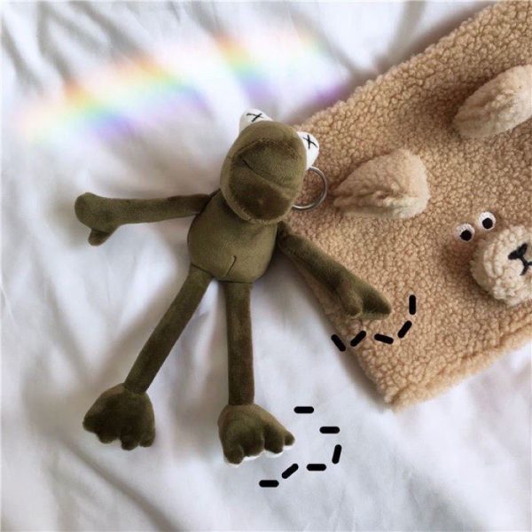 🐽 Phụ kiện móc khoá ếch ộp nhồi bông 💖 Siu cute - HÀNG CÓ SẴN 🐏🐏 - Hình ảnh 2