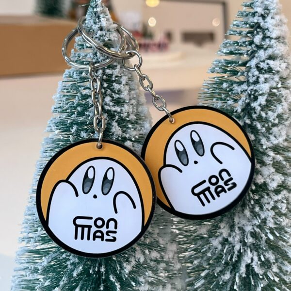 Móc khoá trang trí mica Conmas Pacman cute lạc lối 👻👻 - Hình ảnh 4