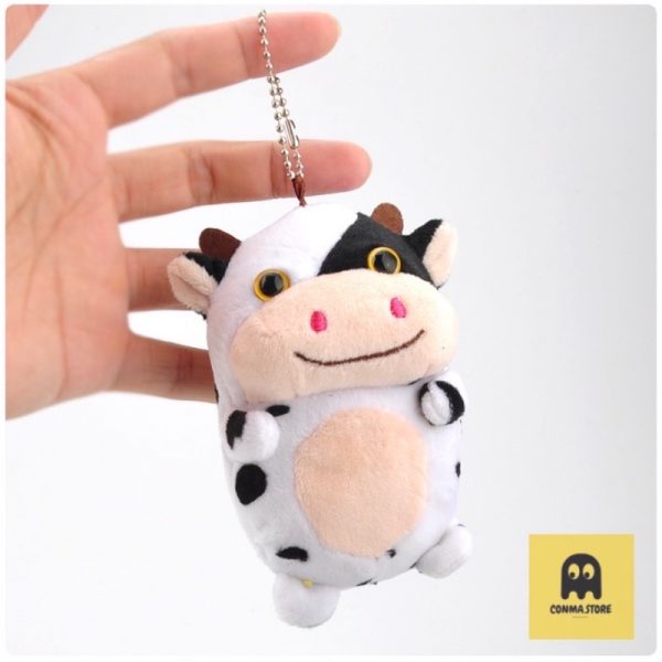 🐮🐮 Móc khoá bò sữa trang trí | treo cặp Trendy xinh xinh 🌈🍒🍀 HÀNG CÓ SẴN 🌼 Bò béo 💖 - Hình ảnh 5